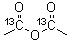 乙酸酐-13C2同位素结构式_90980-78-2结构式