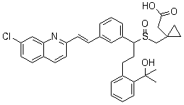 Montelukast sulfoxide(mixture of diastereomers) Structure,909849-96-3Structure