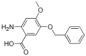 2-氨基-5-苄氧基-4-甲氧基苯甲酸结构式_909912-09-0结构式