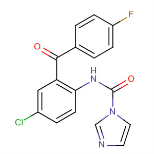 N-(4-氯-2-(4-氟苯甲酰基)苯基)-1H-咪唑-1-羧酰胺结构式_910484-12-7结构式