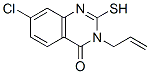 3-烯丙基-7-氯-2-疏基-3H-喹唑烷-4-酮结构式_91063-29-5结构式