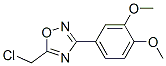 5-(Chloromethyl)-3-(3,4-dimethoxyphenyl)-1,2,4-oxadiazole Structure,91066-47-6Structure
