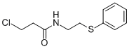 3-氯-N-[2-(苯基磺酰基)乙基]丙酰胺结构式_91131-29-2结构式