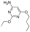 (7CI)-4-氨基-6-丁氧基-2-乙氧基嘧啶结构式_91141-27-4结构式