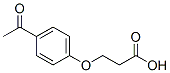 3-(4-乙酰苯氧基)丙酸结构式_91143-72-5结构式