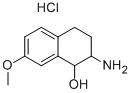 2-Amino-7-methoxy-1,2,3,4-tetrahydro-naphthalen-1-ol hydrochloride Structure,91247-12-0Structure