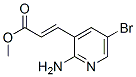 3-(2-氨基-5-溴-3-吡啶)-丙烯酸甲酯结构式_912760-74-8结构式