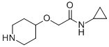 N-氯苯基-2-(4-哌啶氧基)乙酰胺结构式_912761-41-2结构式