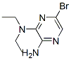 2-氨基-5-溴-3-二乙氨基吡嗪结构式_912773-09-2结构式