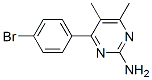 4-(4-Bromophenyl)-5,6-dimethylpyrimidin-2-amine Structure,913322-61-9Structure