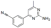 3-(2-氨基-6-甲基-4-嘧啶)苯甲腈结构式_913322-66-4结构式