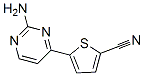 5-(2-氨基嘧啶-4-基)噻吩-2-甲腈结构式_913322-72-2结构式