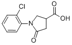 1-(2-Chlorophenyl)-5-oxopyrrolidine-3-carboxylic acid Structure,91349-19-8Structure