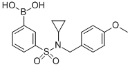 3-[N-环丙基-N-(4-甲氧基苄基)磺酰基]苯硼酸结构式_913836-07-4结构式