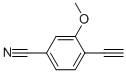 4-乙炔-3-甲氧基苯甲腈结构式_914105-99-0结构式