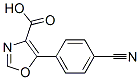 4-Oxazolecarboxylic acid,5-(4-cyanophenyl)- Structure,914220-32-9Structure