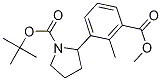 2-(3-Methoxycarbonyl-2-Methyl-Phenyl)-Pyrrolidine-1-Carboxylicacidtert-Butylester Structure,914299-22-2Structure
