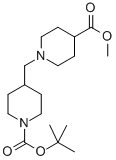 N-Boc-哌啶-4-甲基哌啶-4-羧酸甲酯结构式_914347-36-7结构式