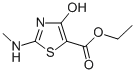 4-羟基-2-甲基氨基噻唑-5-羧酸乙酯结构式_914347-44-7结构式