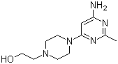 4-(6-氨基-2-甲基-4-嘧啶)-1-哌嗪乙醇结构式_914347-48-1结构式