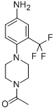 1-[4-(4-氨基-2-三氟甲基苯基)哌嗪-1-基]乙酮结构式_914348-88-2结构式