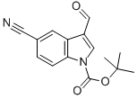 1-Boc-5-氰基-3-甲酰基吲哚结构式_914348-93-9结构式