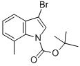 1-Boc-3-溴-7-甲基吲哚结构式_914349-39-6结构式