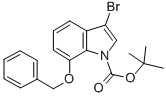 1-Boc-7-苄氧基-3-溴吲哚结构式_914349-40-9结构式
