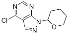 4-氯-1-(四氢-2H-吡喃-2-基)-1H-吡唑并[3,4-d]嘧啶结构式_91446-15-0结构式