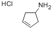 1-氨基-3-环戊烯盐酸盐结构式_91469-55-5结构式