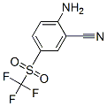 2-氨基-5-三氟甲基磺酰基苯甲腈结构式_914776-00-4结构式