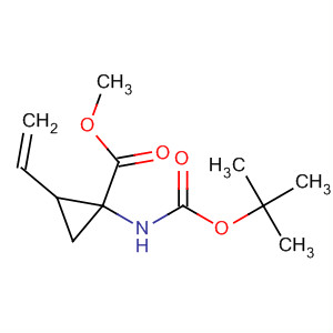 (1R,2R)-1-[[(1,1-二甲基乙氧基)羰基]氨基]-2-乙烯基-环戊烷羧酸甲酯结构式_915317-20-3结构式