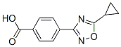 4-(5-Cyclopropyl-1,2,4-oxadiazol-3-yl)Benzoic acid Structure,915920-27-3Structure