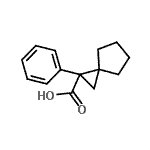 1-苯基螺[2.4]庚烷-1-羧酸结构式_915921-61-8结构式