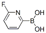 (6-Fluoropyridin-2-yl)boronic acid Structure,916176-61-9Structure