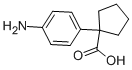 1-(4-氨基-苯基)-环戊烷羧酸结构式_91640-63-0结构式