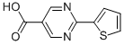 2-Thien-2-ylpyrimidine-5-carboxylic acid Structure,916766-97-7Structure