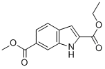 1H-Indole-2,6-dicarboxylic acid, 2-ethyl 6-methyl ester Structure,916792-63-7Structure