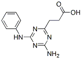 3-(4-氨基-6-苯胺-1,3,5-噻嗪)丙酸结构式_91719-85-6结构式