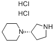 1-[(3S)-3-吡咯烷]-哌啶盐酸盐结构式_917505-12-5结构式
