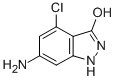 6-氨基-4-氯-3-羟基(1h)吲唑结构式_91775-38-1结构式