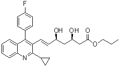匹伐他汀正丙酯结构式_917752-49-9结构式