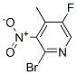 2-Bromo-5-fluoro-4-methyl-3-nitroPyridine Structure,917918-84-4Structure