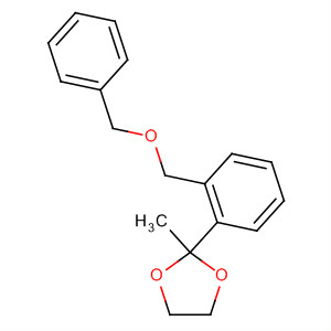 2-(2-(Benzyloxymethyl)phenyl)-2-methyl-1,3-dioxolane Structure,917957-65-4Structure