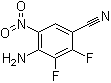 4-氨基-2,3-二氟-5-硝基苯甲腈结构式_917980-12-2结构式