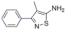 4-Methyl-3-phenylisothiazol-5-amine Structure,91818-68-7Structure