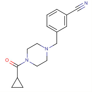 3-{[4-(环丙基羰基)-1-哌嗪]甲基}苯甲腈结构式_918482-06-1结构式