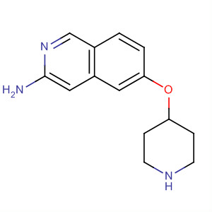 6-(4-哌啶基氧基)-3-异喹啉胺结构式_918490-78-5结构式