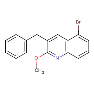 3-Benzyl-5-bromo-2-methoxyquinoline Structure,918518-83-9Structure