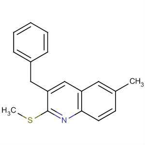 3-Benzyl-6-methyl-2-(methylthio)quinoline Structure,918518-95-3Structure